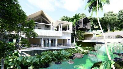 EAS6790: Villa for 4 Bedrooms in a new Project in Phuket