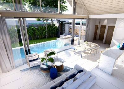 EAS6790: Villa for 4 Bedrooms in a new Project in Phuket