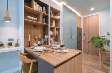 BAN6438: Studio with a unique layout in Eco condominium at crisis prices in Bang Tao area