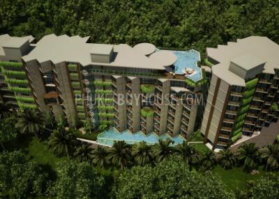 BAN6438: Studio with a unique layout in Eco condominium at crisis prices in Bang Tao area