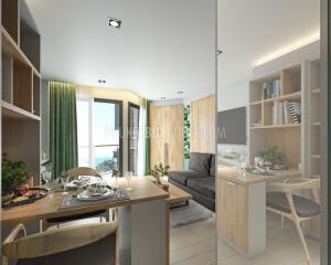 BAN6438: Studio with a unique layout in Eco condominium at crisis prices in Bang Tao area