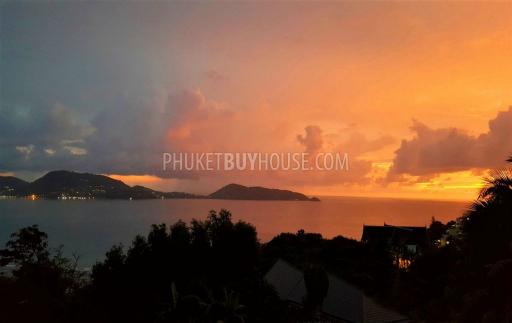 PAT6388: Villa with Panoramic Sea View in Patong Area