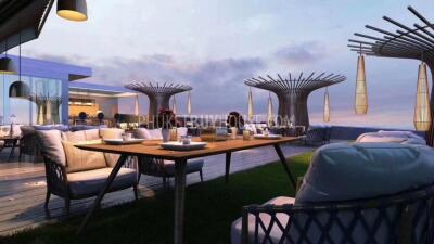 LAY6264: 1 Bedroom Apartment in a New Hotel Project 400 m. from Layan Beach