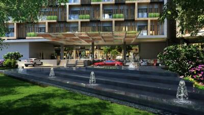 LAY6264: 1 Bedroom Apartment in a New Hotel Project 400 m. from Layan Beach
