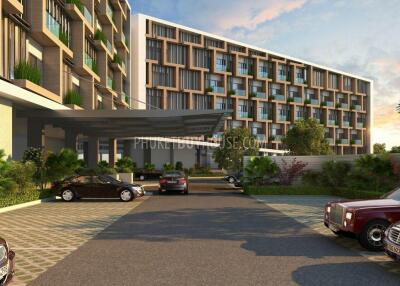 LAY6264: 1 Bedroom Apartment in a New Hotel Project 400 m. from Layan Beach