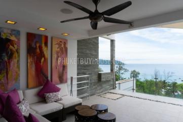 KAT6255: Luxury Penthouse on the 1-st Line with a Fantastic Sea View of Kata Bay