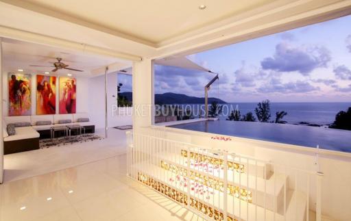 KAT6255: Luxury Penthouse on the 1-st Line with a Fantastic Sea View of Kata Bay