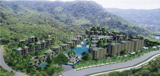 KAM6241: One-Bedroom Apartments in a Luxurious Complex on the Lake within Walking Distance to Kamala Beach