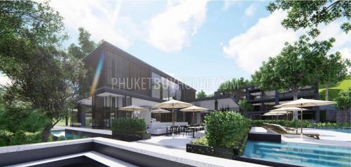 KAM6241: One-Bedroom Apartments in a Luxurious Complex on the Lake within Walking Distance to Kamala Beach