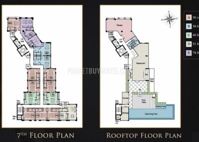 SUR6189: Apartments with a Unique Design and Two Bedrooms in a New Project in Surin area