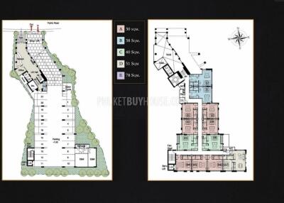 SUR6189: Apartments with a Unique Design and Two Bedrooms in a New Project in Surin area