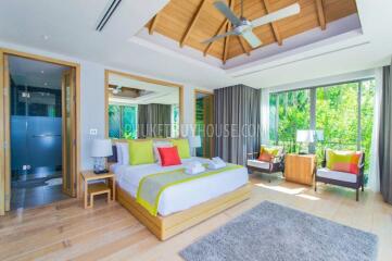 LAY6181: Villa with amazing views of the green valley and the endless sea in the area of ​​Layan Beach