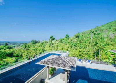 LAY6181: Villa with amazing views of the green valley and the endless sea in the area of ​​Layan Beach