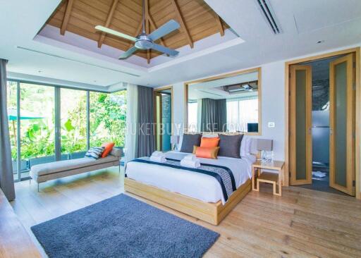 LAY6181: Villa with amazing views of the green valley and the endless sea in the area of ​​Layan Beach