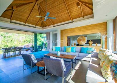 LAY6181: Villa with amazing views of the green valley and the endless sea in the area of ​​Layan Beach