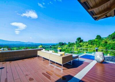 LAY6181: Villa with amazing views of the green valley and the endless sea in the area of ​​Layan Beach