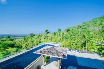 LAY6181: Villa with amazing views of the green valley and the endless sea in the area of ​​Layan Beach