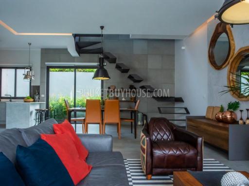 CHA6100: Private pool Villa with Asian modern Loft style interiors