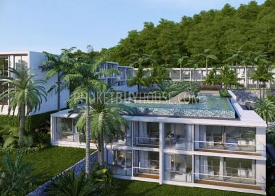 KAR5960: Sea View Pool Villa at New Project in Karon