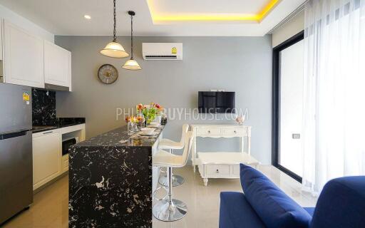 SUR5888: Elegant Apartment at New Project close to the Surin Beach