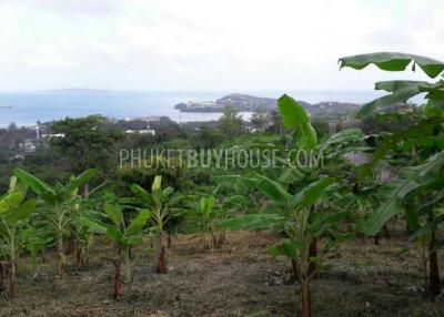 PAN5805: Sea View Plot of Land For Sale in Panwa (12 000 sq. m.)