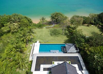 Luxurious 4 bedrooms villa with beach front in Pa Khlok Thalang Phuket