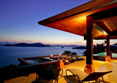 PAN5528: High-Standard 5 Bedroom Ocean View Villa in Cape Panwa