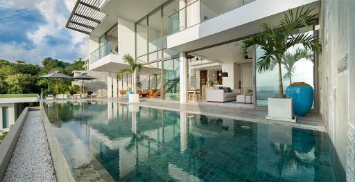 Splendid 4 bedrooms villa with sea view in Sa Khu Thalang Phuket
