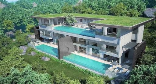 Splendid 4 bedrooms villa with sea view in Sa Khu Thalang Phuket