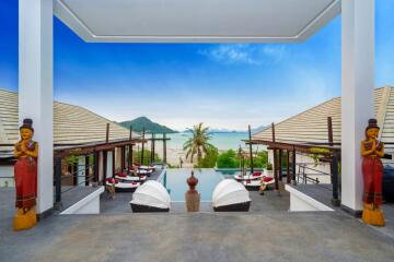 Luxury 4 bedrooms villa - Beachfront - in Ao Po