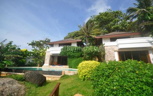 KAT5434: Oceanfront 4 Bedroom Villa in Kata