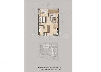 KAR5431: Promo offer: Seaview 1 Bedroom apartment in Karon