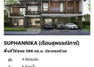 For Sale Samut Prakan Single House Burasiri Bangna Bang Na-Trat Road Bang Sao Thong