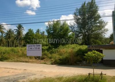 PHA5252: Land For Sale near Natai Beach