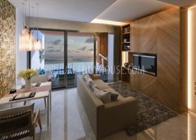 PAT5228: 2 Bedrooms Sea-View Apartment in Patong