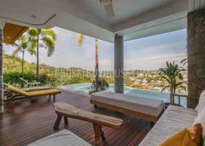 BAN5043: Modern Sea view Luxury Villa over Bangtao and Surin beaches
