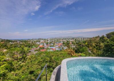 BAN5043: Modern Sea view Luxury Villa over Bangtao and Surin beaches