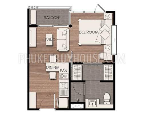 PHU4883: Affordable Apartment at Brand-New Condominium near the Central Festival