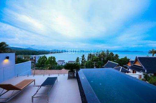 RAW4760: Exclusive 3 Bedroom Villa with Sea View in Rawai