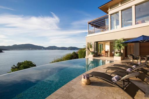 Ocean view 5 bedrooms pool villa for sale in Kamala