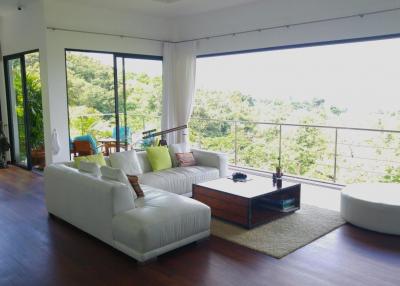 Seaview 5 bedrooms pool villa located in Bangtao, Phuket