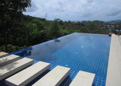 Seaview 5 bedrooms pool villa located in Bangtao, Phuket