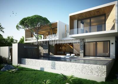 KAM4298: Brand New Luxury Sea View 3 Bedroom Villa in Kamala