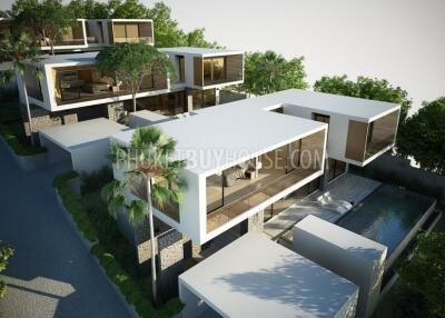 KAM4298: Brand New Luxury Sea View 3 Bedroom Villa in Kamala