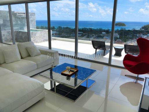 KAT4197: An exclusive luxury 3 bedroom unit with sea view in Phuket