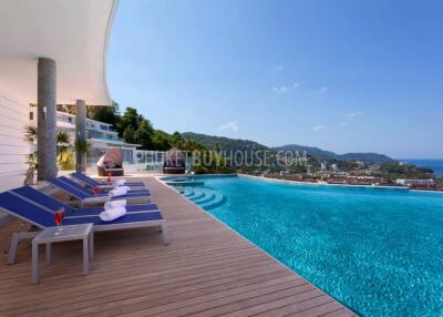 KAT4196: Two bedroom luxury apartment with Sea View on one of the best beaches in Phuket, Kata