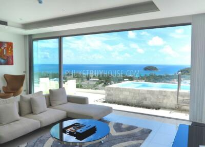 KAT4196: Two bedroom luxury apartment with Sea View on one of the best beaches in Phuket, Kata