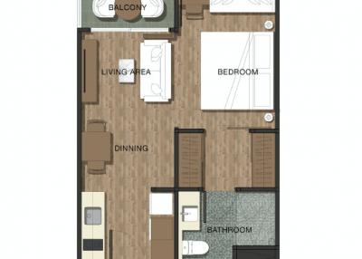 1 bedroom condominium - Close to the beach - Karon