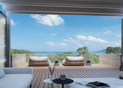 Exclusive 3-bedroom penthouse, with sea view in Bluepoint Condominiums project, Patong Beach