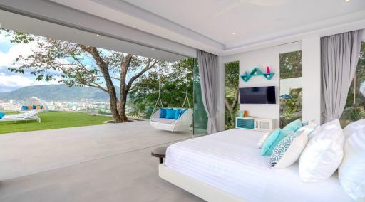 Seaview 5 bedrooms holiday home with private pool villa